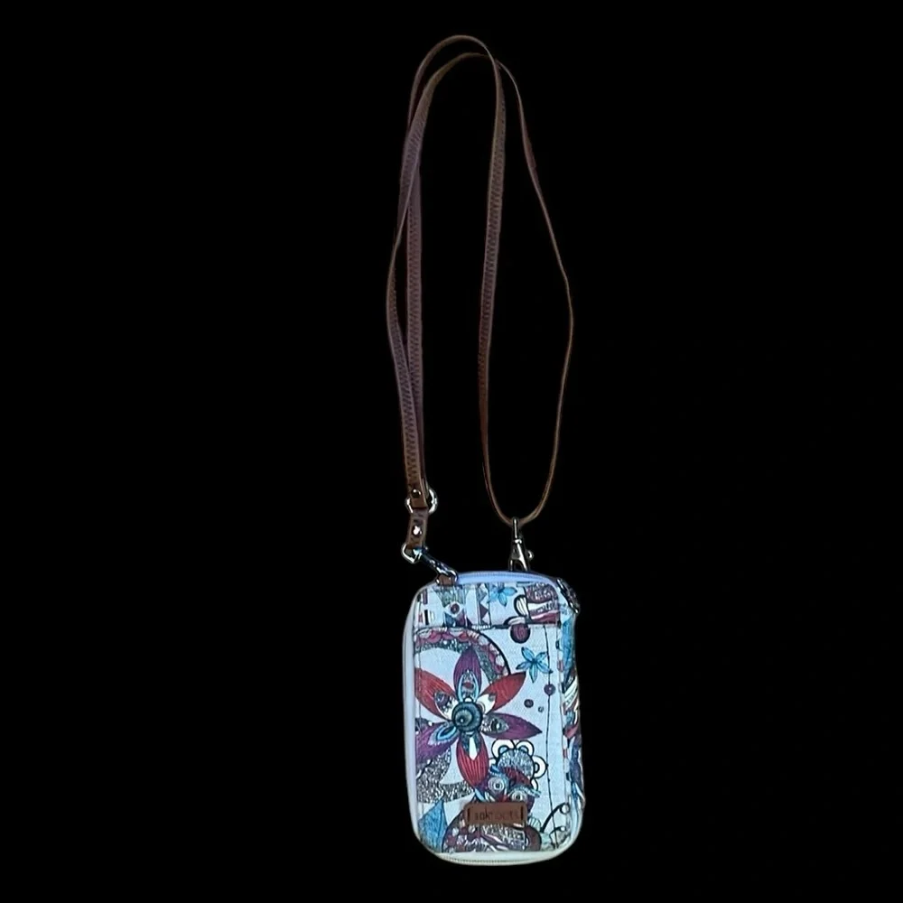 Sakroots Salina’s Crossbody Wallet and Phone Case